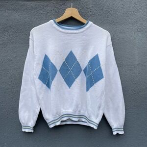 Vintage 90s Womens Academia Cotton Knit Sweater by Talbots